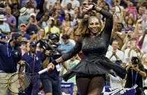 Die 40-jährige Serena Williams nach ihrem Auftaktsieg bei den US Open