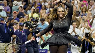 Die 40-jährige Serena Williams nach ihrem Auftaktsieg bei den US Open