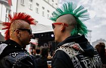 "punks" alemães (foto de arquivo)