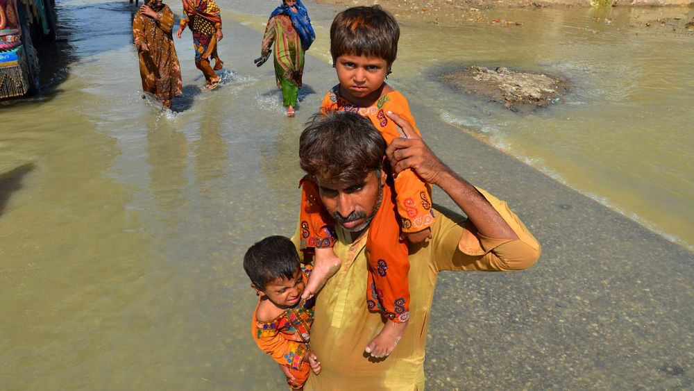In pictures: Historic Pakistan floods leave thousands homeless and almost €100 billion of damage