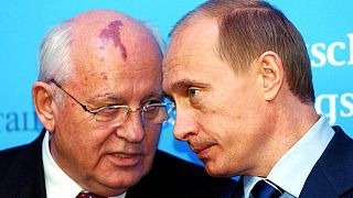 Michail Gorbatschow mit Wladimir Putin