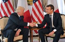 Donald Trump ve Emmanuel Macron