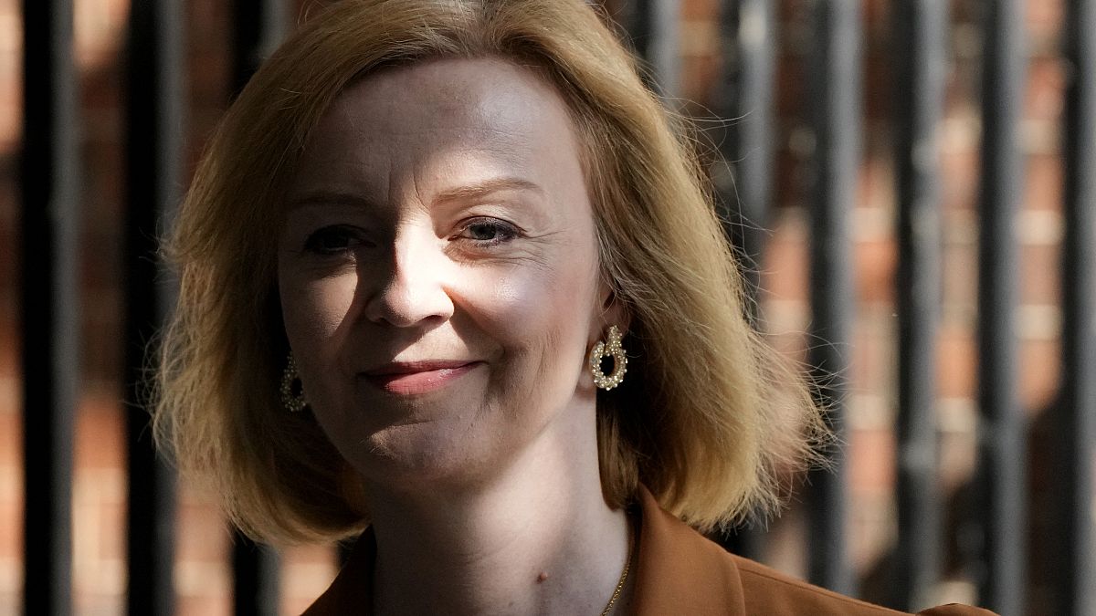 Liz Truss, then UK Foreign Secretary, leaves after a cabinet meeting at 10 Downing Street in London, Tuesday, July 19, 2022.