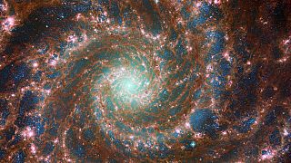 James Webb Uzay Teleskobu tarafından görüntülenen Hayalet Galaksi (Phantom Galaxy)