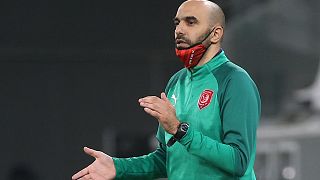 الاتحاد المغربي لكرة القدم يعلن تعيين وليد الركراكي مدرباً جديداً لقيادة "أسود الأطلس" في مونديال قطر، 31 أغسطس 2022.