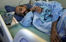 المعتقل الفلسطيني خليل العواودة ينهي إضراباً عن الطعام استمر أكثر من 160 يوما بعد أن وافقت إسرائيل على الإفراج عنه في أكتوبر القادم، 31 أغسطس 2022.