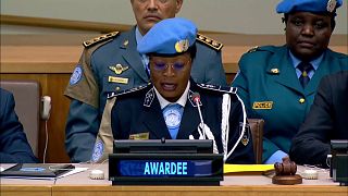 Burkinabe peacekeeper awarded the UN woman police of the year
