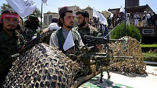Los talibanes celebran un año de la retirada de EEUU de Afganistán