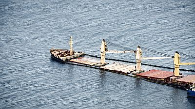 The Tuvalu-registered OS 35 cargo ship that collided with a liquid natural gas carrier in the bay of Gibraltar