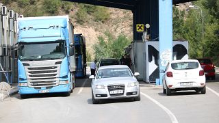 Kosova ve Sırbistan arasındaki Yarinye sınır kapısı
