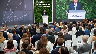 El Presidente de Portugal, Marcelo Rebelo de Sousa, en la apertura de las Conferencias