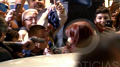 Capture d'écran d'une vidéo de TV Publica montrant la tentative d'assassinat de la vice-présidente argentine Cristina Kirchner, Buenos Aires, le 01/09/2022