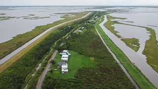 В штате Луизиана уже строят новые дома для жителей затопленных районов.