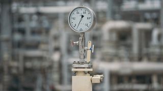 مقياس ضغط الغاز لمحطة معالجة الغاز من البحر الأسود في فادو - رومانيا. 2022/06/28