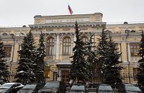 Rusya'nın başkenti Moskova'daki Rusya Merkez Bankası binası (arşiv)