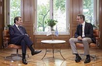 Ο Κυριάκος Μητσοτάκης και ο Νίκος Αναστασιάδης