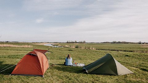 Gamping or garden camping has taken off since the COVID-19 pandemic.