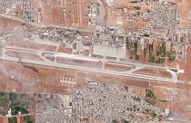 تصویر ماهواره‌ای از فرودگاه بین‌المللی حلب پس از حمله اسرائیل