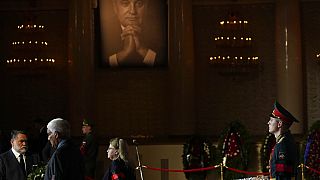 Mourners pay respects as Gorbachev lies in state