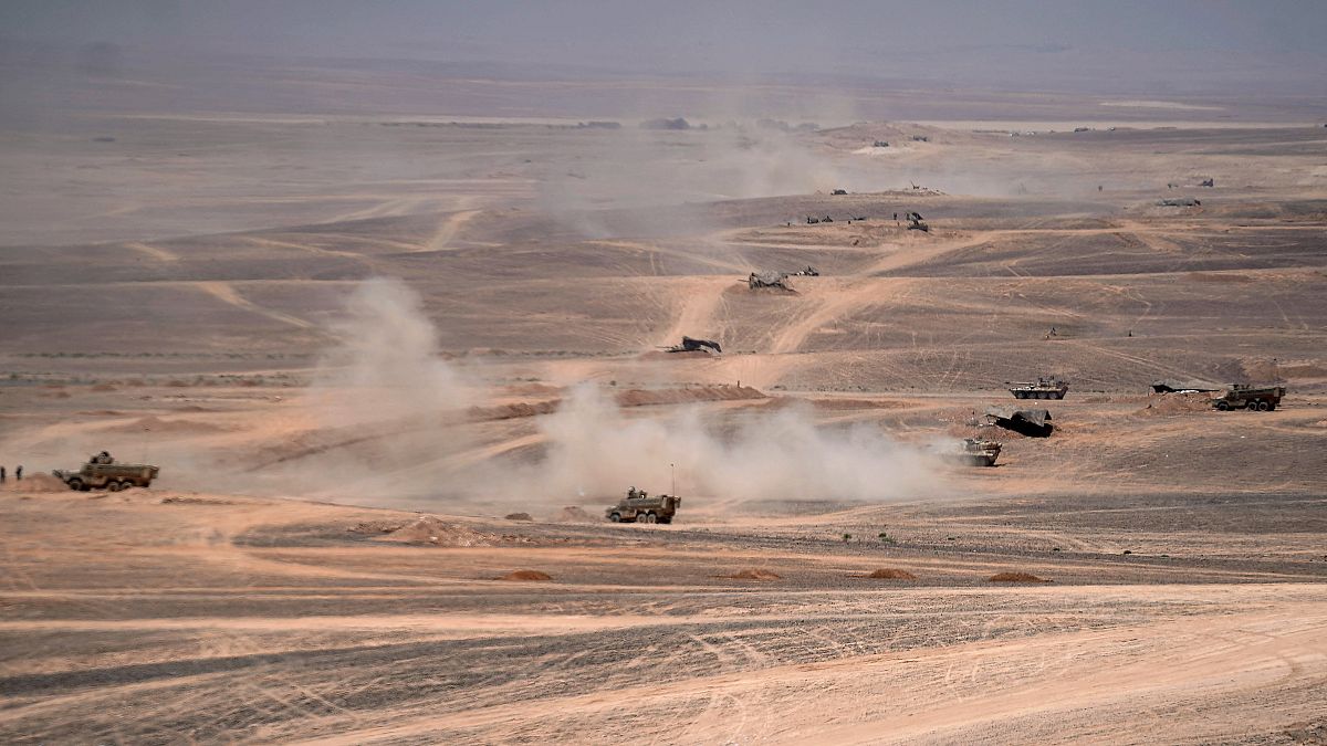 تمرينا تكتيكيا عسكريا للقوات الأردنية - أرشيف