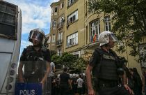 شرطة تركية وسط شوارع اسطنبول. 2022/06/26