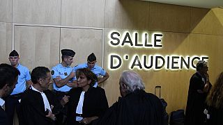 A l'entrée du Tribunal spécial du procès de l'attentat de Nice, Paris, le 05/09/2022
