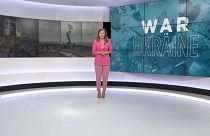 Sasha Vakulina, periodista de euronews, presenta los mapas de la guerra