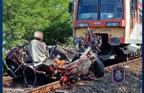 All seven people travelling in the car were killed.