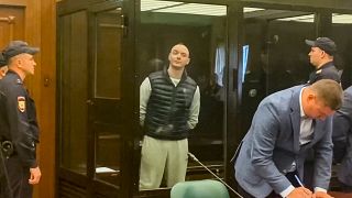 Иван Сафронов во время вынесения приговора