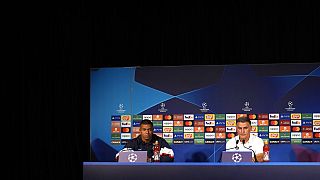 Kylian Mbappé et Christophe Galtier en conférence de presse (05/09/2022)