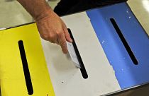 FILE: Voter casts a ballot in Swedish election