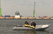 Os testes são efetuados na base naval de Zeebrugge, na Bélgica