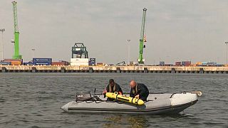 Os testes são efetuados na base naval de Zeebrugge, na Bélgica