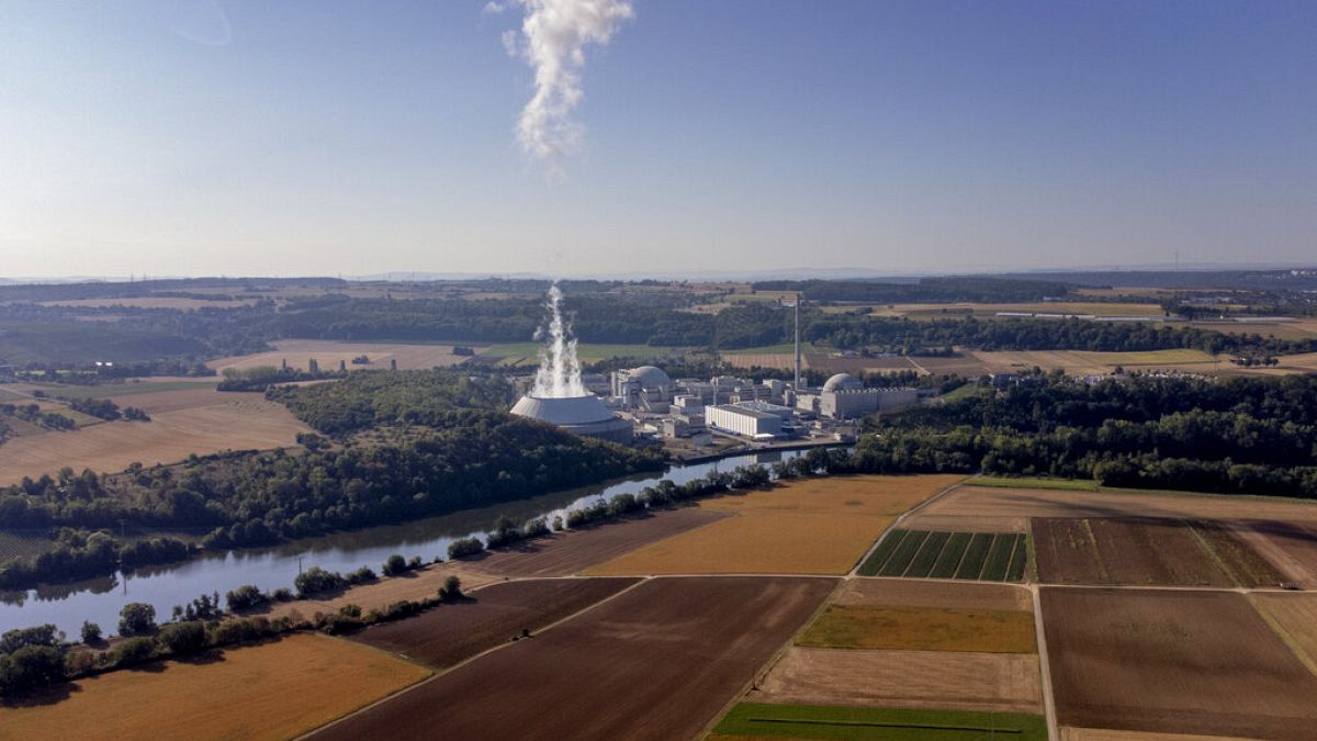 La centrale nucléaire de Nerckarwestheim (22/08/2022)