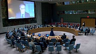 Εικόνα από την έκτακτη συνεδρίαση του Συμβουλίου Ασφαλείας του ΟΗΕ