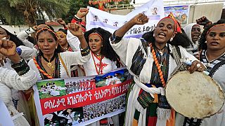 Ethiopians from war-ravaged Tigray celebrate Ashenda in Sudan