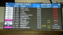 Törölt járatok listája a román nemzetközi repülőtéren