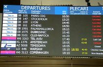Törölt járatok listája a román nemzetközi repülőtéren