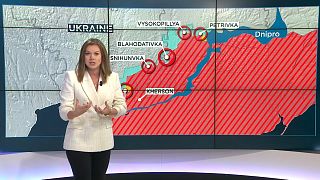 Sasha Vakulina, d'euronews, commentant la situation en Ukraine - Lyon, le 07/09/2022