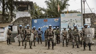 RDC : 1 mort lors de la dispersion d'une foule hostile aux Casques bleus