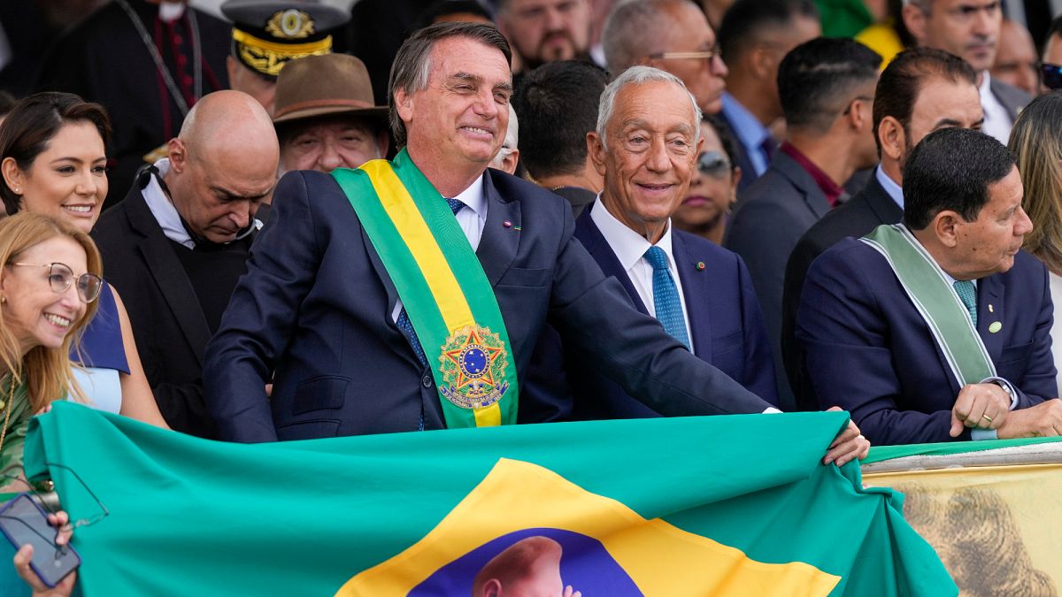 Jair Bolsonaro com Marcelo Rebelo de Sousa