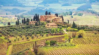 With its rolling hills and sprawling villas, Tuscany is a popular destination for Americans looking to buy second homes