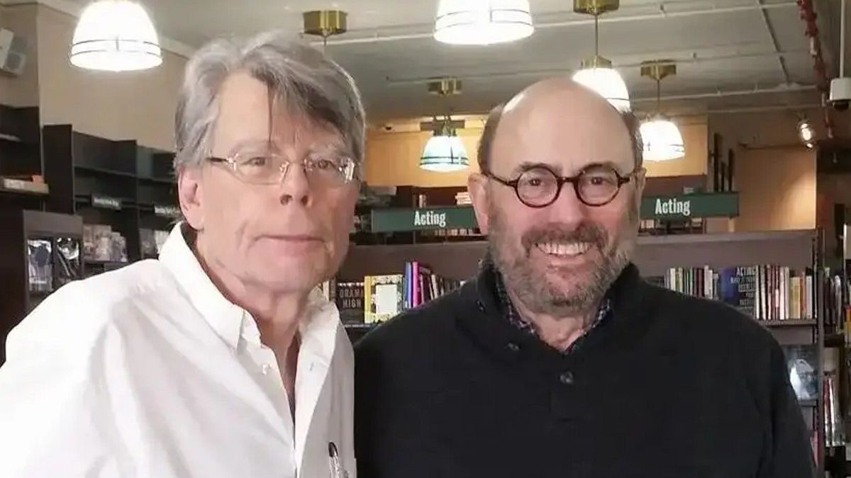 Peter Straub (right) with Stephen King (left)
