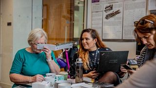 Joy Milne (left) discovered that she can distinguish Parkinson's in individuals from a distinct body odour before clinical symptoms occur.