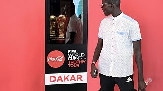 Le trophée de la Coupe du Monde poursuit son périple en Afrique