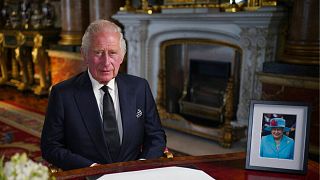 Le roi Charles III s'adressant à la nation depuis le palais de Buckingham - le 09/09/2022