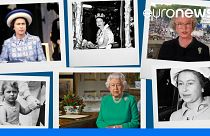 A photo montage of Queen Elizabeth II.