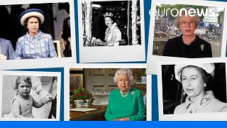 A photo montage of Queen Elizabeth II.