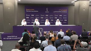  مؤتمر صحفي عن المستجدات الخاصة بترتيبات كأس العالم في قطر