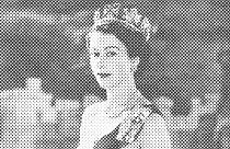 Portrait de la reine Elizabeth II en 1953, l'année de son couronnement